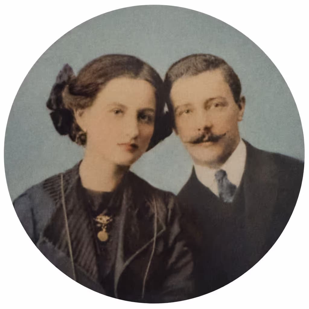 Stefano Pivano e la moglie