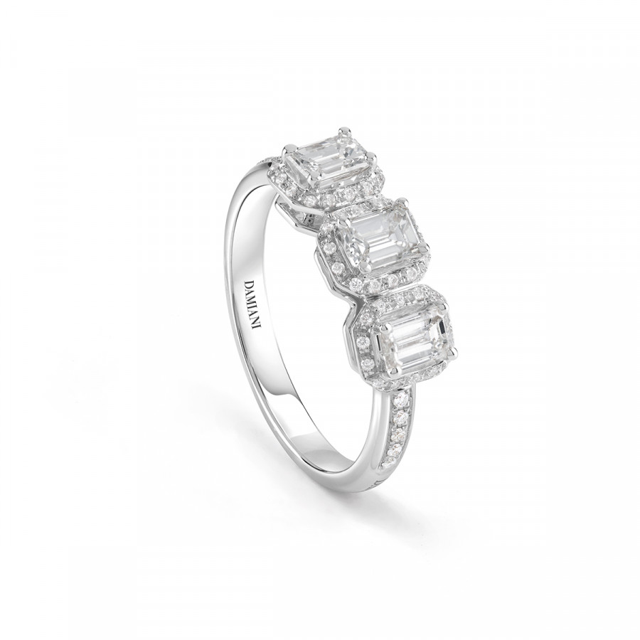 Anello di smeraldo damiani outlet
