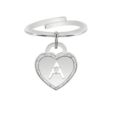 Anello in Ottone Silver e Glitter