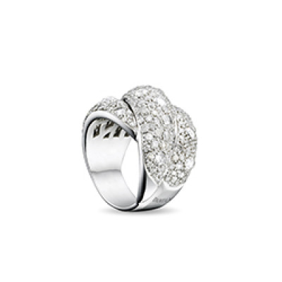 Anello in oro bianco e diamanti 