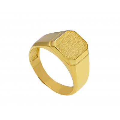 Anello da uomo in oro giallo 7,50 g