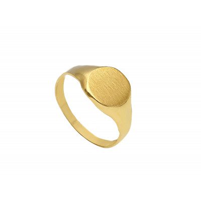 Anello da uomo in oro giallo 2,20 g