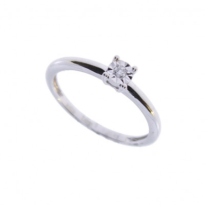 Anello brillante Armonia 0,01 ct