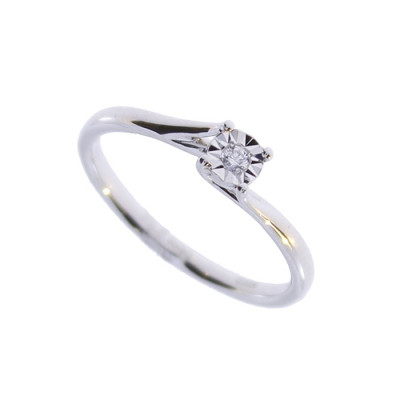 Anello brillante Armonia 0,01 ct