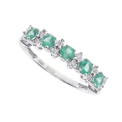 Anello Rugiada Colors brillanti e smeraldi