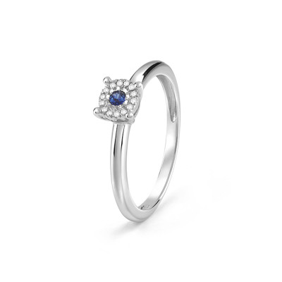 Anello Rugiada Colors brillante e zaffiro