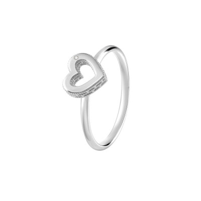 Anello Joy oro bianco con diamante