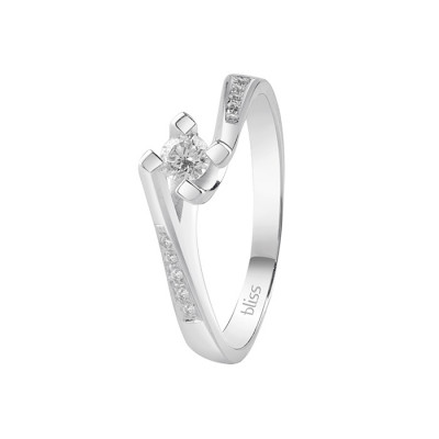 Anello Dream in oro bianco e diamante ct. 0.05