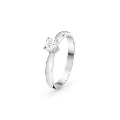 Anello Dream in oro bianco e diamante ct. 0.1 G Si