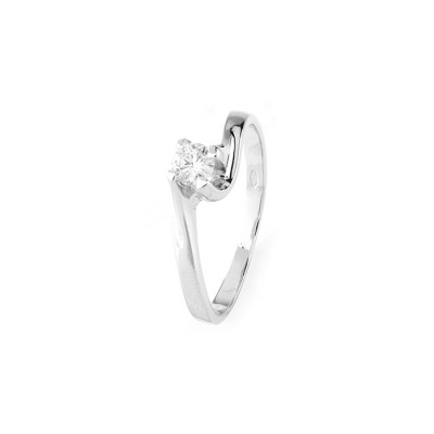Anello Dream in oro bianco e diamante ct. 0.08