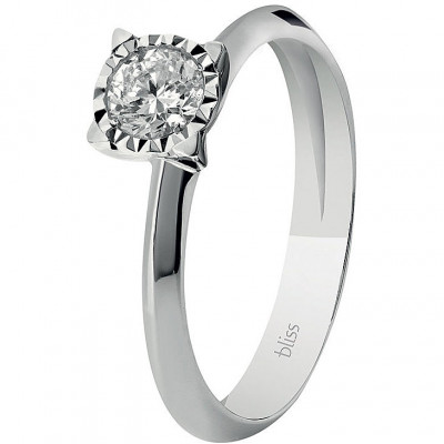 Anello Lumina in Oro Bianco e Diamanti