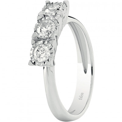 Anello Lumina in Oro Bianco e Diamanti