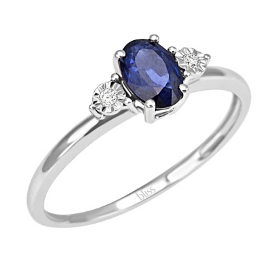 Anello Stephanie Diamanti Zaffiro