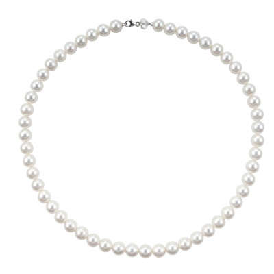 Collana Paradise oro bianco e perle 5.5-6 mm