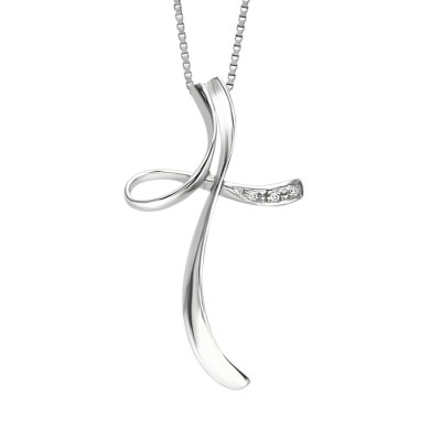 Collierino croce brillante