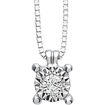 Collana Rugiada con diamanti 0,07 carati