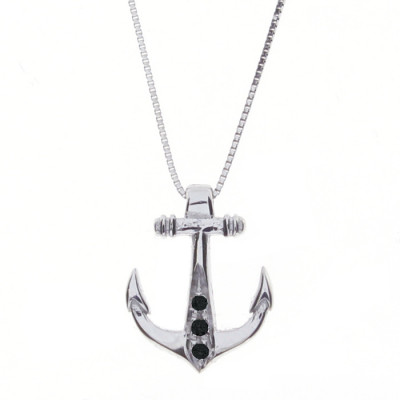 Collana Precious in Oro Bianco con Diamanti Black