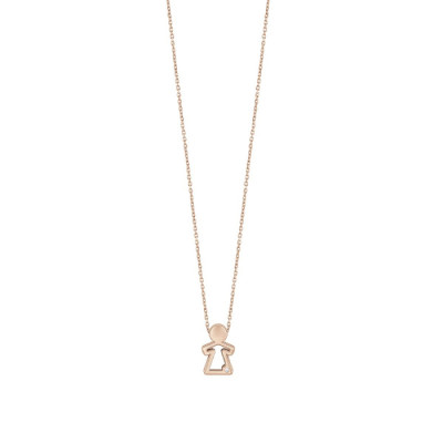 Collana Joy oro rosa con bimba