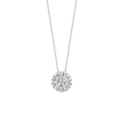 Collierino Rugiada in oro bianco e diamanti 0.15 ct.