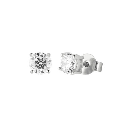 Orecchini argento e cubic zirconia 3 mm