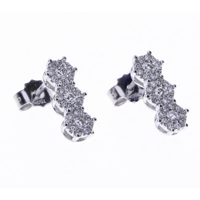 Orecchini Caresse brillanti 0,40 ct