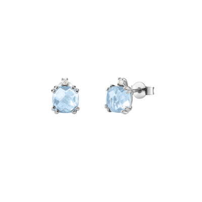 Orecchini Joy Candy con diamante e topazio