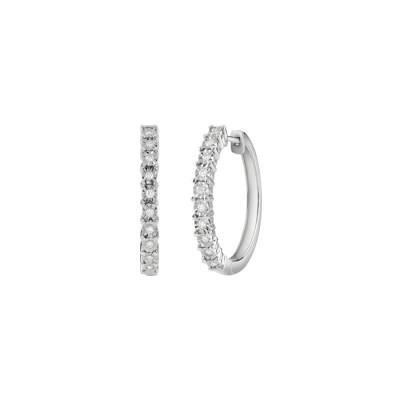 Orecchini Rugiada in oro bianco con diamanti