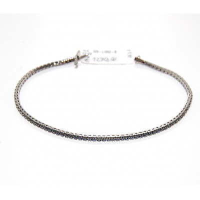Bracciale Tennis in oro 18k e zaffiri ct 1,30