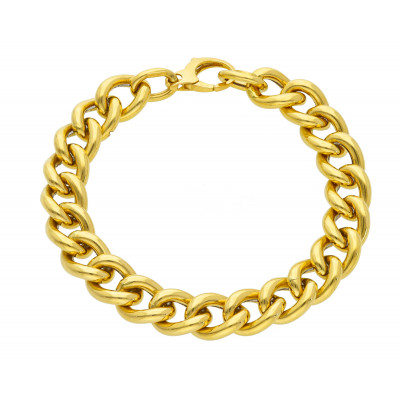 Bracciale in oro giallo maglia catena grumetta 11.90 g