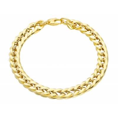 Bracciale in oro giallo maglia catena grumetta 6,40 g