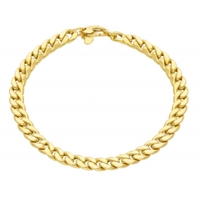 Bracciale in oro giallo maglia catena grumetta 5.30 g
