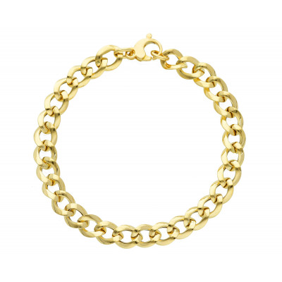 Bracciale in oro giallo maglia catena grumetta 4,20 g