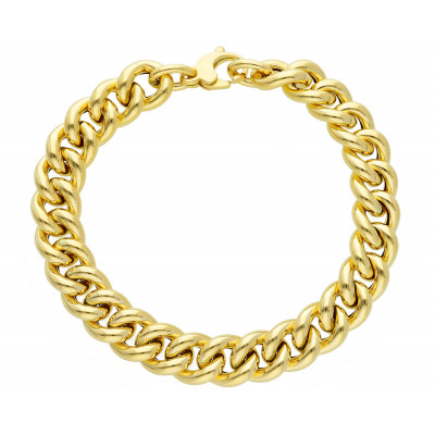 Bracciale in oro giallo maglia catena grumetta 12,50 g