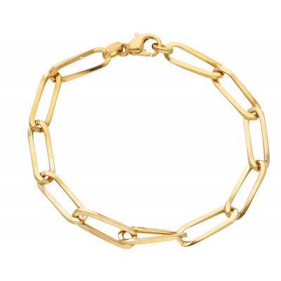 Bracciale in oro giallo maglia catena grumetta 6,80 g 