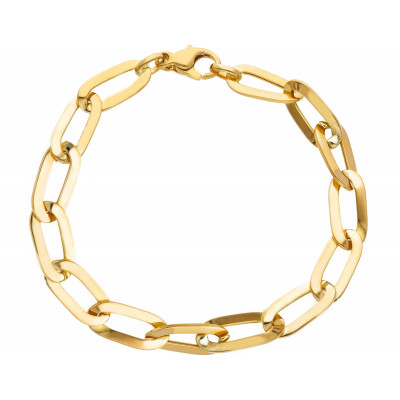 Bracciale in oro giallo maglia catena grumetta 8,40 g 