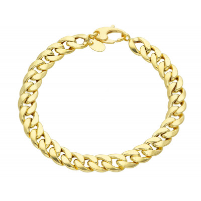 Bracciale in oro giallo maglia catena grumetta 7 g