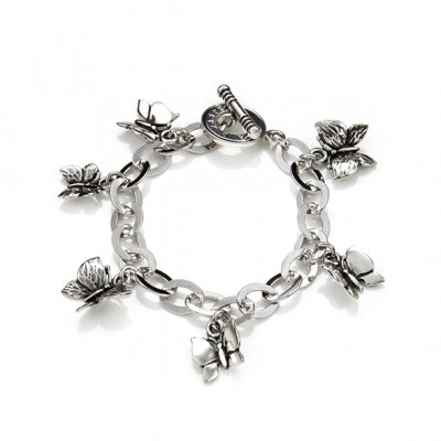 Bracciale Charms Farfalle grandi