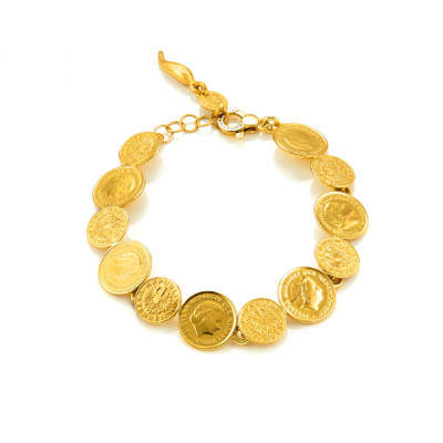 Bracciale Mini Monete oro