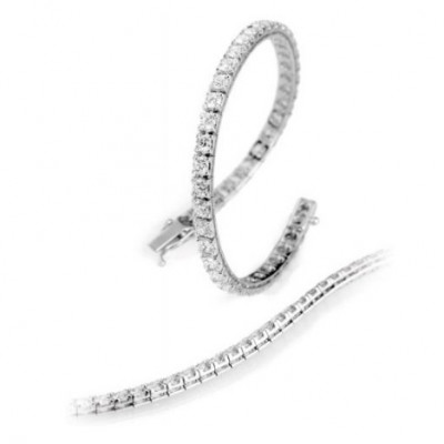 Bracciale tennis oro e diamanti 0.81 ct