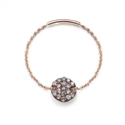 Anello Soft Brown Diamonds