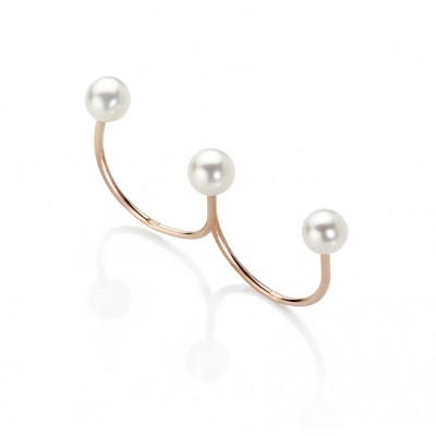 Anello Three Pearls