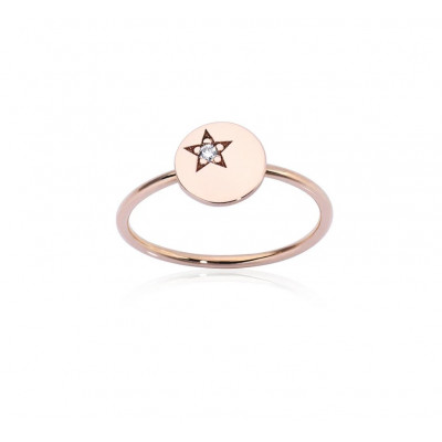 Anello White Star Paillette