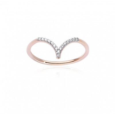 Anello White Chevron