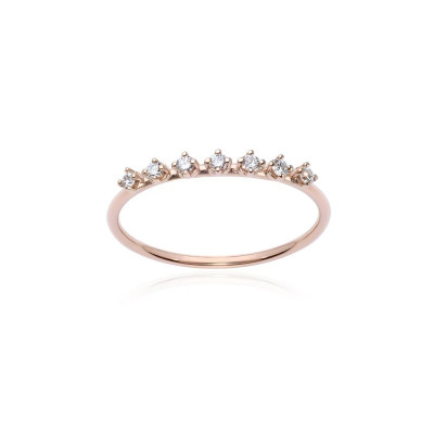 Anello White Long Solitaire