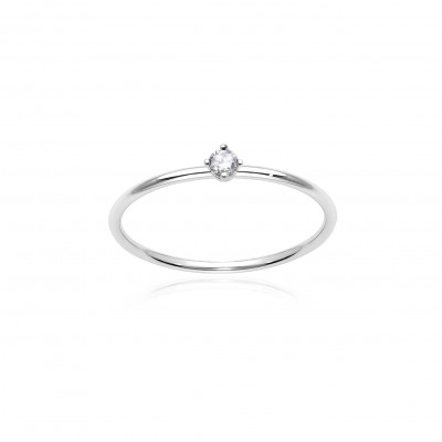 Anello White Solitaire M