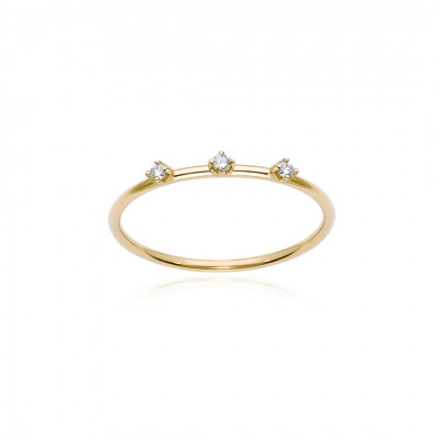 Anello Trilogy Solitaire Yellow