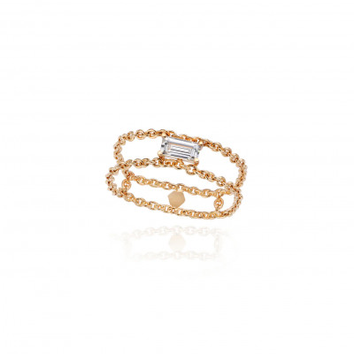 Anello Soft Solitaire Baguette Y
