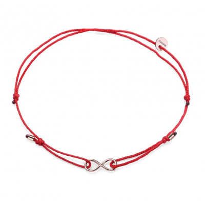 Bracciale Red Ribbon Infinito