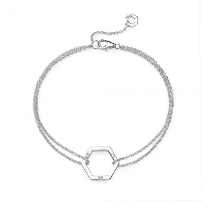 Bracciale Amuleto oro rosa catena
