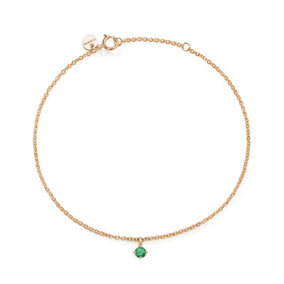 Bracciale Solitaire Smeraldo